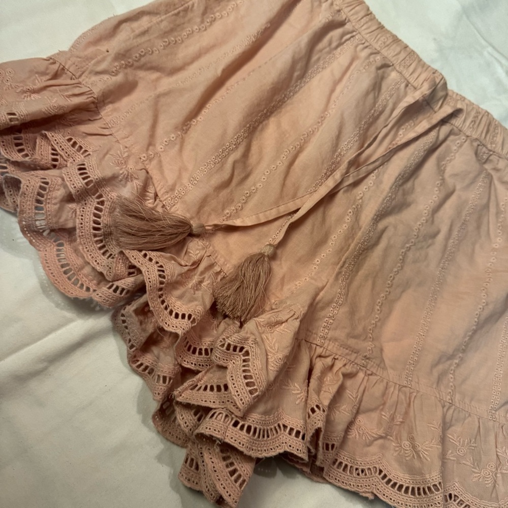 Shabby Chic Blush Ruffle Pajama Set - Picture 7 of 7